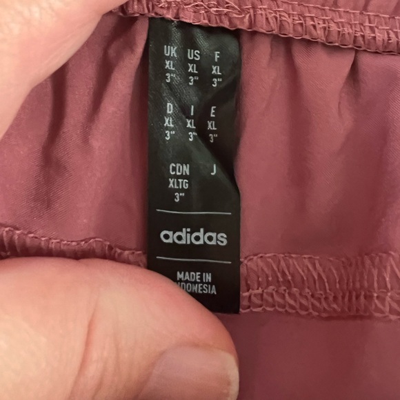 NWT Adidas Women's Burgundy Athletic Shorts - Picture 3 of 7
